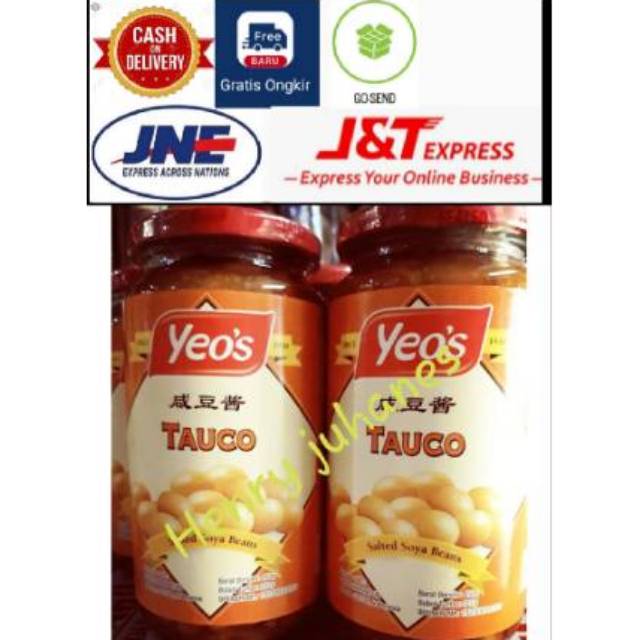 Jual Tauco Yeos Malaysia Salted Soya Beans Gram Botol Besar Shopee