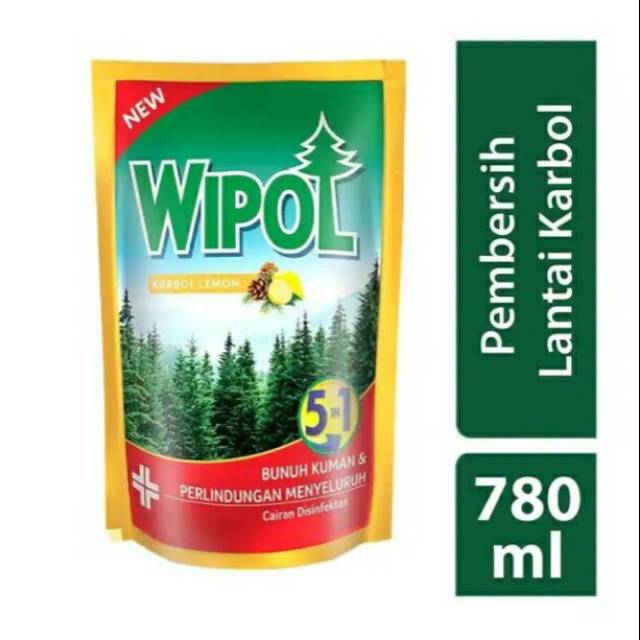 Jual WIPOL Pembersih Lantai Karbol 780 Ml Shopee Indonesia