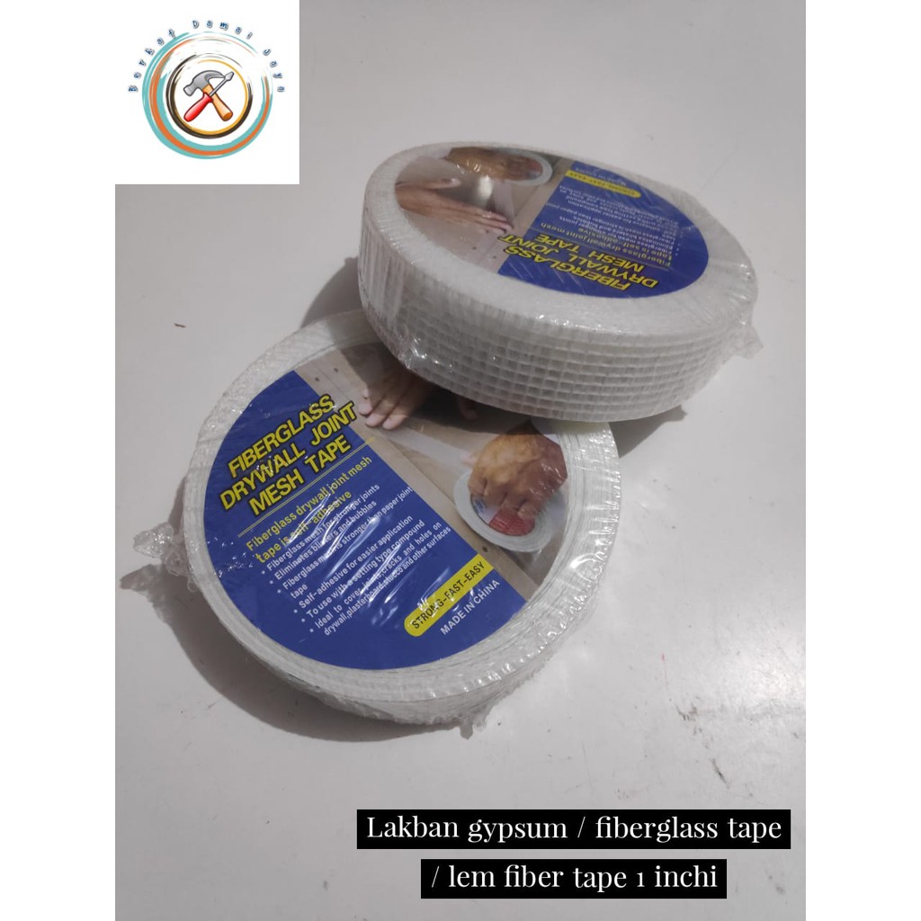 Jual Lakban Gypsum Fiberglass Tape Lem Kain Kasa Tempel Ukuran