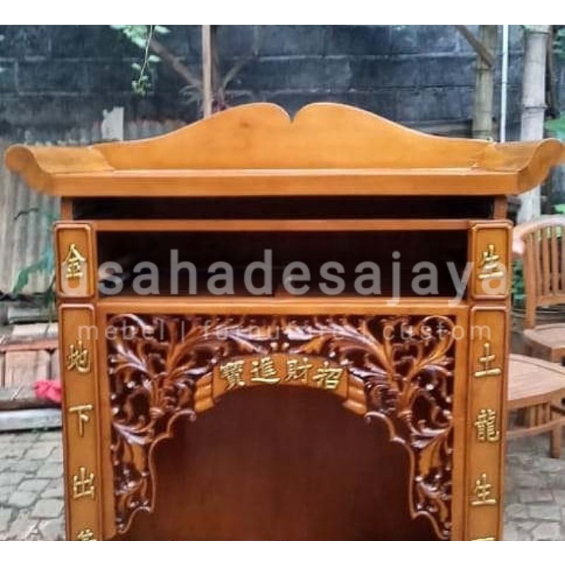 Jual Altar Sembahyang Kayu Jati Natural Shopee Indonesia