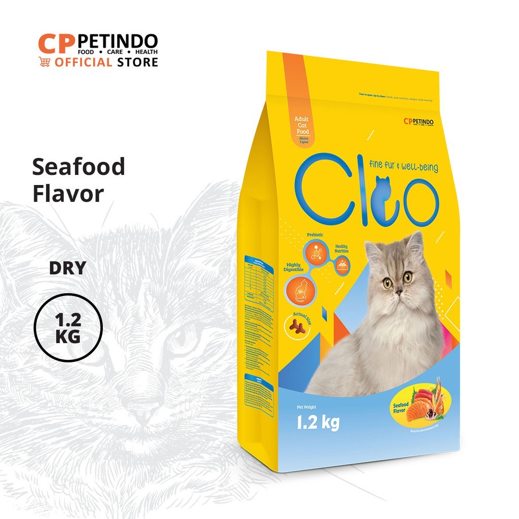 Jual Cleo Dry Seafood Adult 1 2 Kg Shopee Indonesia