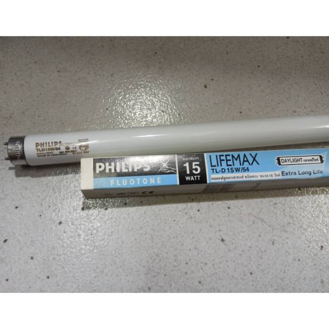 Jual Lampu TLD 15 Watt 54 765 Philips Lifemax Putih Shopee Indonesia