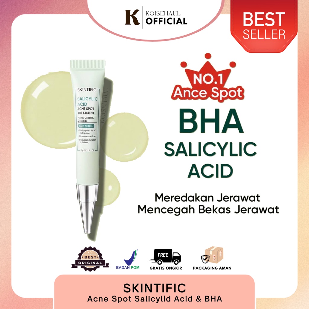 Jual Skintific Salicylic Acid Acne Spot Treatment Gel G Hours Cure