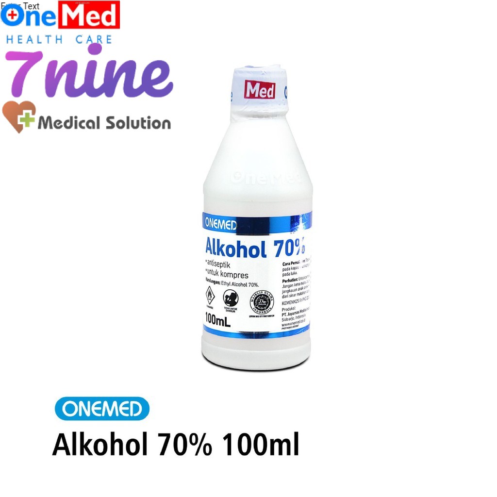 Jual OneMed Alkohol 70 Persen 100 Ml Shopee Indonesia