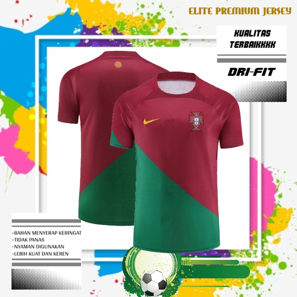 Jual Jersey Portugal Home World Cup Grade Ori Baju Sepak