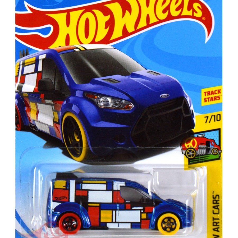 Jual Hot Wheels Ford Transit Connect Biru Blue Hw Art Car Hot