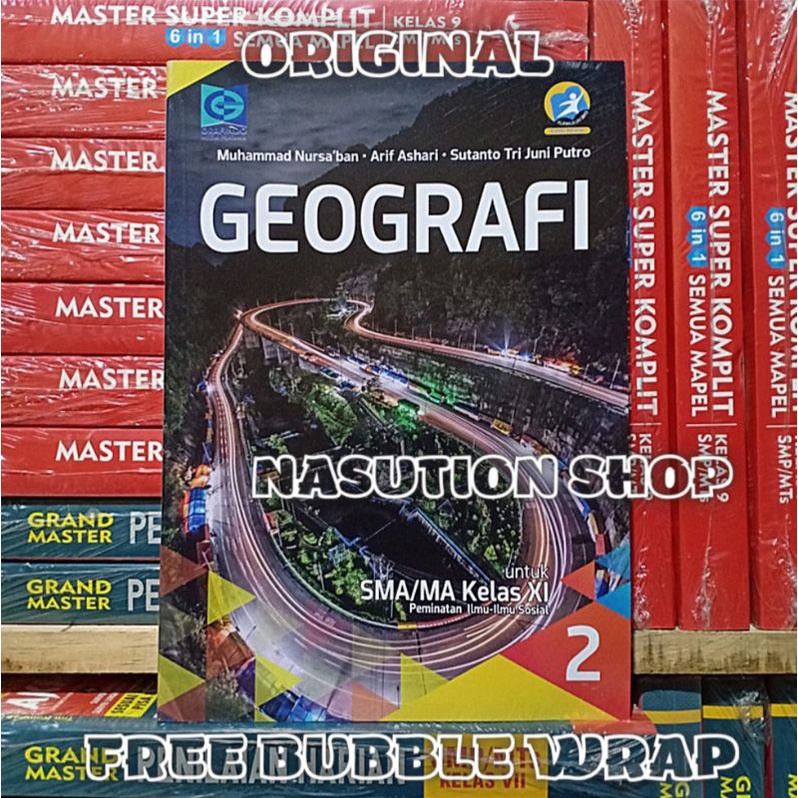 Jual Buku Geografi Untuk Kelas 2 XI 11 SMA K13 Edisi Revisi Grafindo