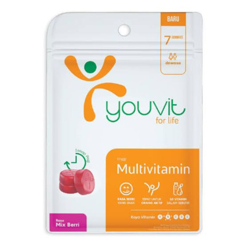 Jual Youvit Multivitamin Gummy Dewasa Shopee Indonesia