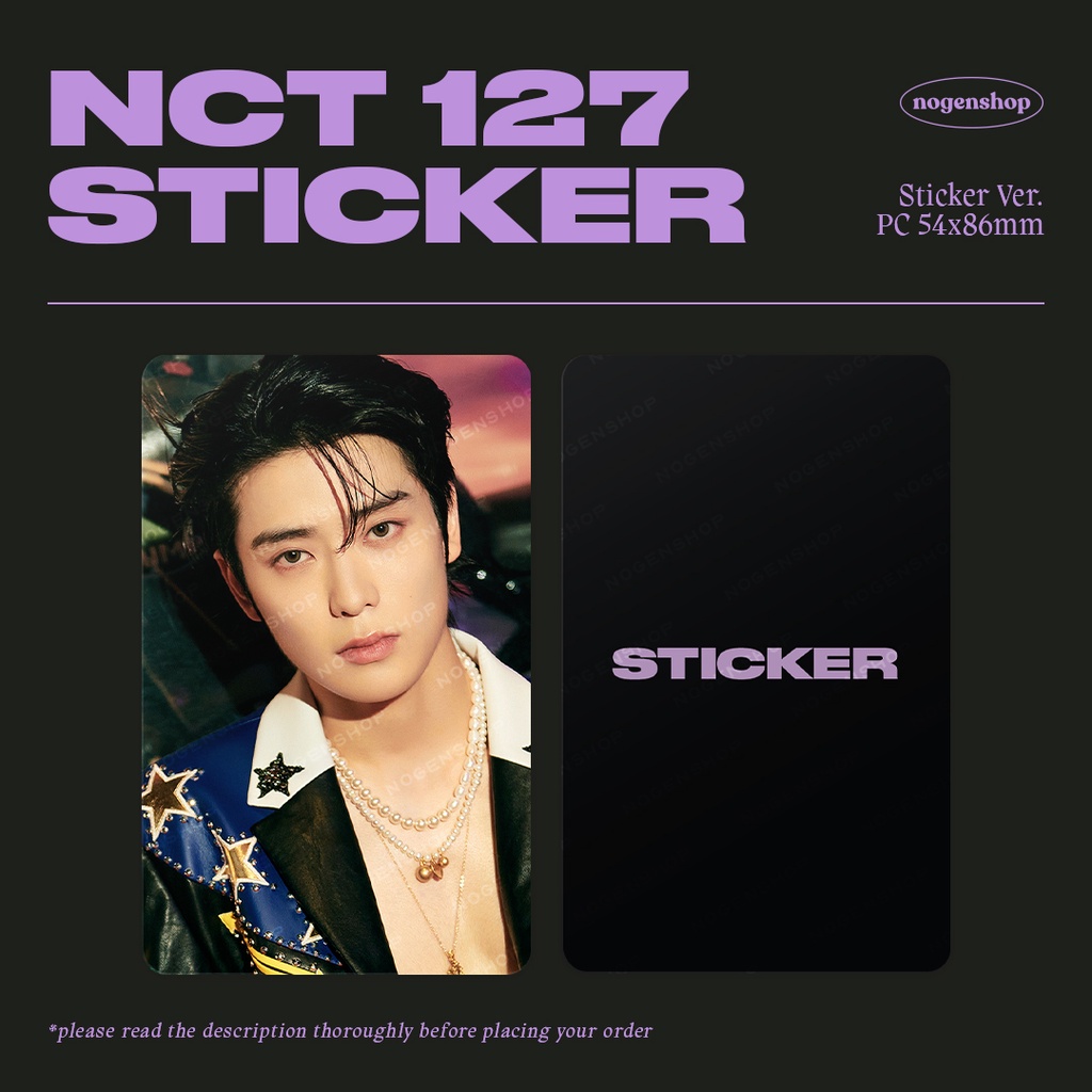 Jual Photocard Pc Nct Sticker Mv Ver Indonesia Shopee Indonesia