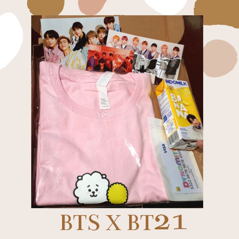 Jual BAJU KAOS BTS X BT21 Indonesia Shopee Indonesia