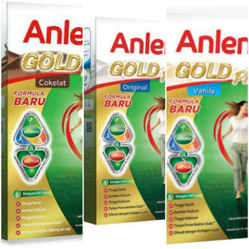 Jual Anlene Gold 5X Chocolate Original Vanilla Susu Bubuk 240 Gr