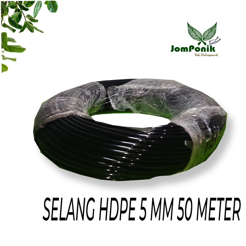 Jual Selang HDPE 5mm Sistem Fertigasi Irigasi Hidroponik DFT NFT