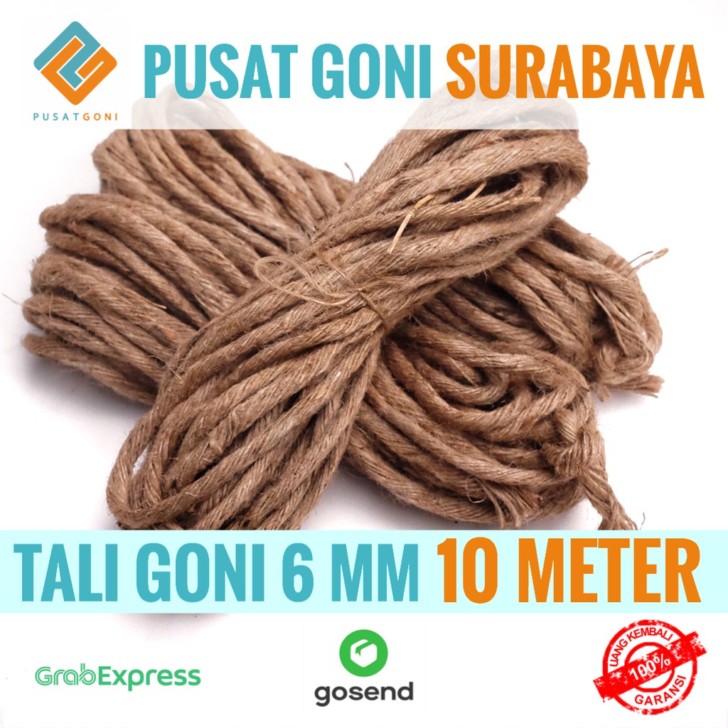 Jual Tali Goni Ply Meter Tali Rami Mm Gantungan Pot Tali