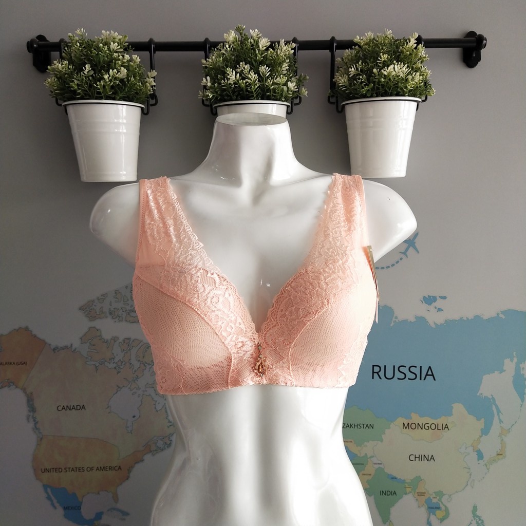 Jual Vz Lingerie Bh Bra Brukat Berkawat Shopee Indonesia