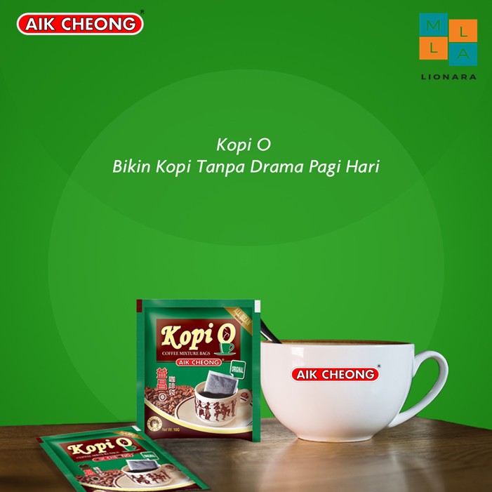 Jual Kopi O Original Aik Cheong 200gr Kopi Malaysia Rasa Original ISI