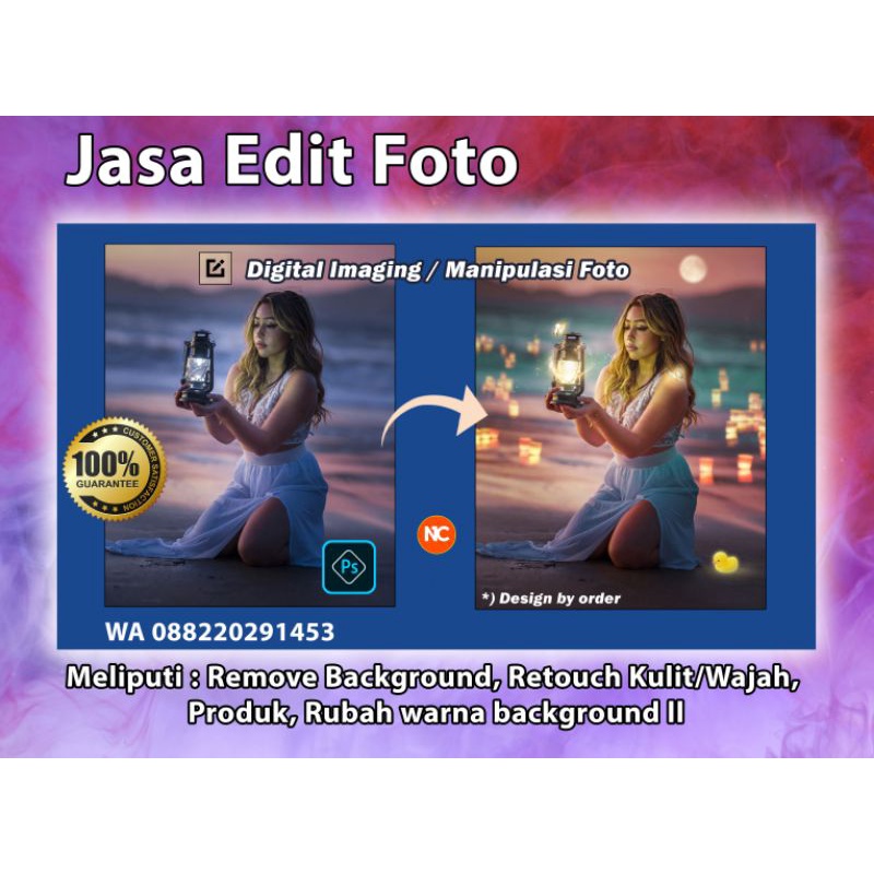 Jual Jasa Edit Foto Manipulasi Pas Foto Wisuda Prewed Dll