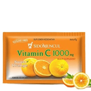 Jual Vitamin C Box Isi Sachet Rasa Jeruk Sidomuncul Vitamin