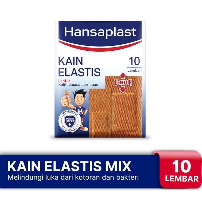 Jual Hansaplast Kain Elastis Mix Plester Besar Plester Standar Isi 10