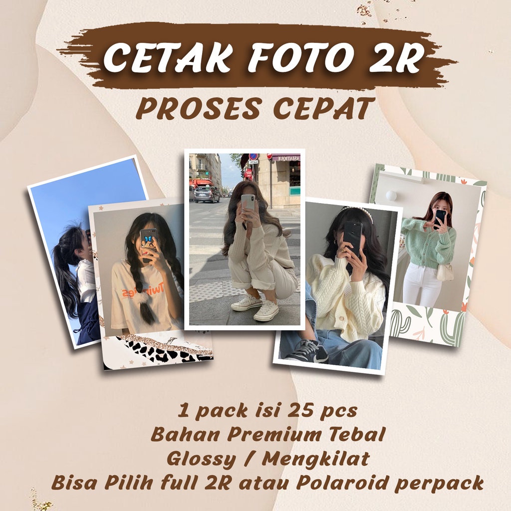 Jual Cetak Foto R Aesthetic Polaroid Proses Cepat Foto Premium