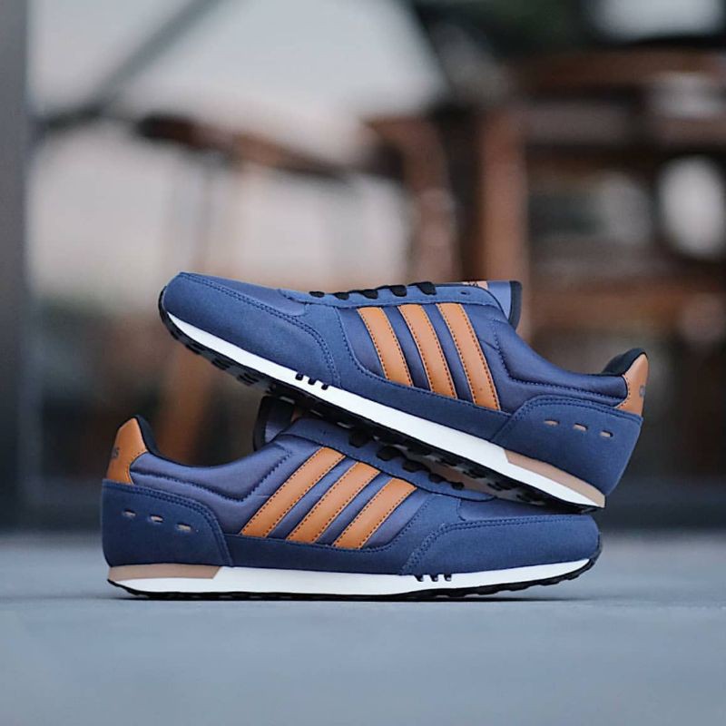 Jual Dominoriginals Adidas Neo City Racer Navy Brown Original