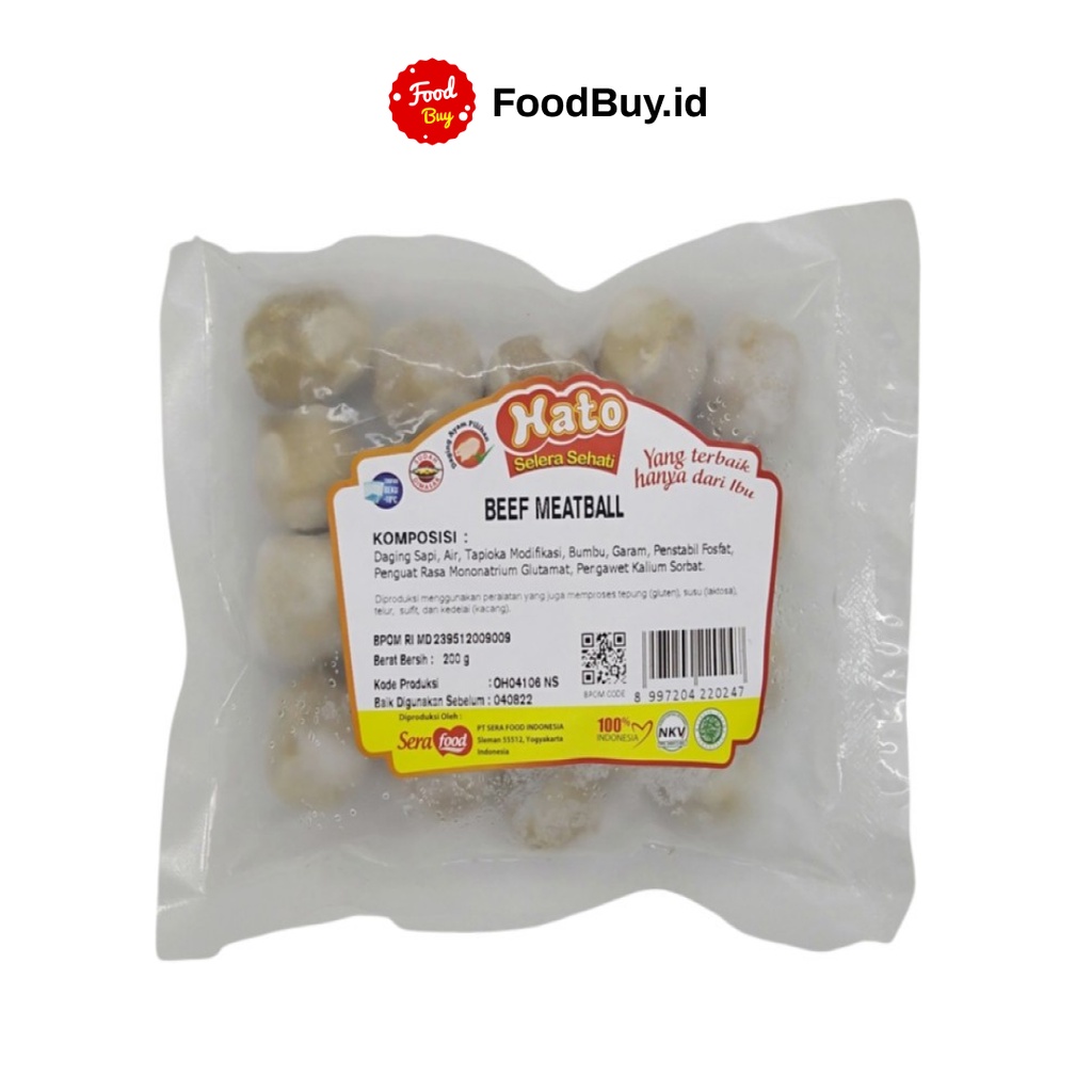 Jual Hato Beef Meat Ball Bakso Sapi Gr Shopee Indonesia