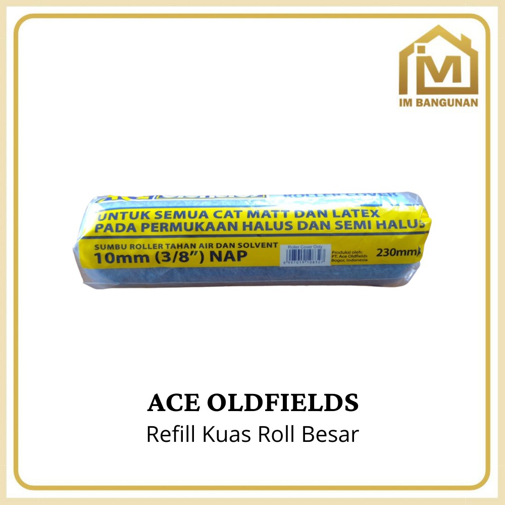 Jual Refill Kuas Roll ACE OLDFIELD 230 Mm Busa Kuas Roll ACE