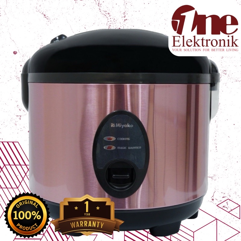 Jual Rice Cooker Miyako Mcm Sbc Stainless Shopee Indonesia