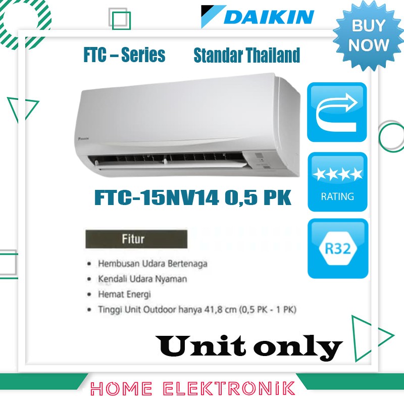 Jual Ac Daikin Thailand Ftc Nv Pk Unit Only Shopee Indonesia