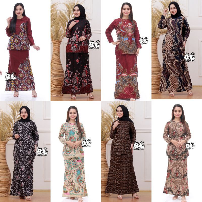 Jual Setelan Batik Rnb Original Modern Rnb Batik Katun Kerja Kantor