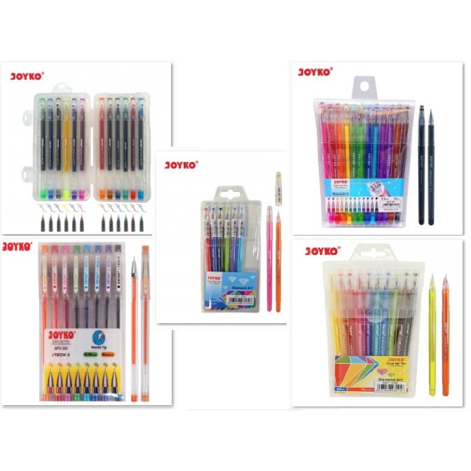 Jual Joyko Color Gel Pen Set Indonesia Shopee Indonesia