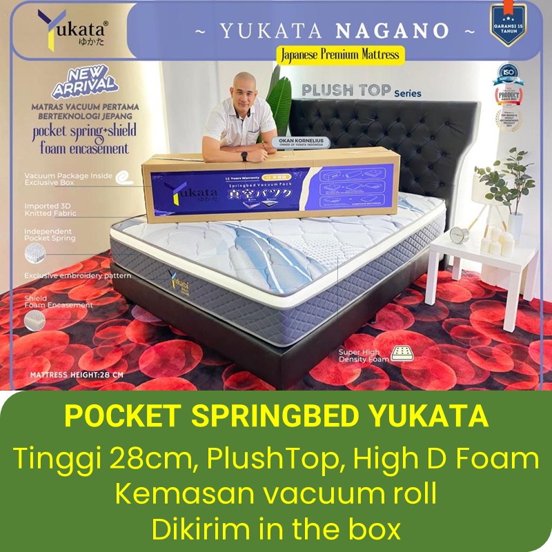 Jual Pocket Spring Bed Yukata Akita Dan Yukata Nagano Plushtop By