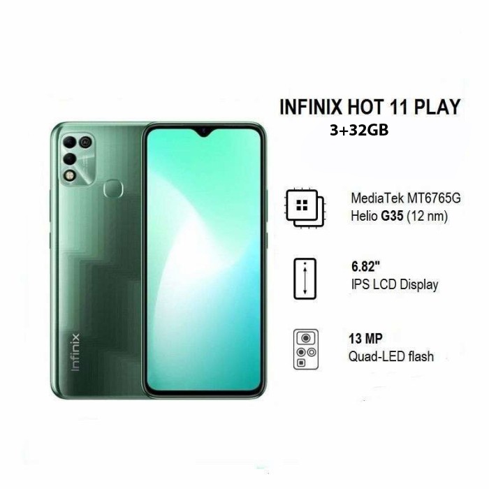 Jual Infinix Hot 11 Play Smartphone 3 32GB Shopee Indonesia