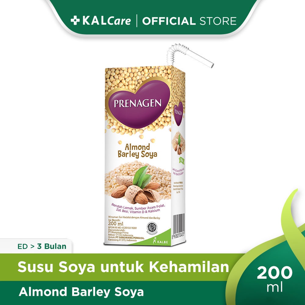 Jual Prenagen Mommy UHT Almond Barley Soya 200ml Shopee Indonesia