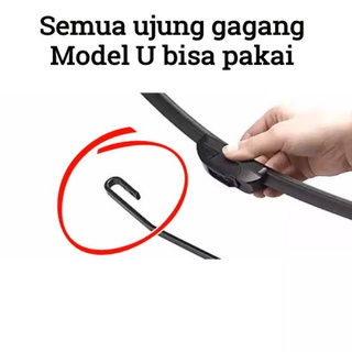 Jual Wiper Kipas Kaca Frameles Aerofit Banana Pisang Harga