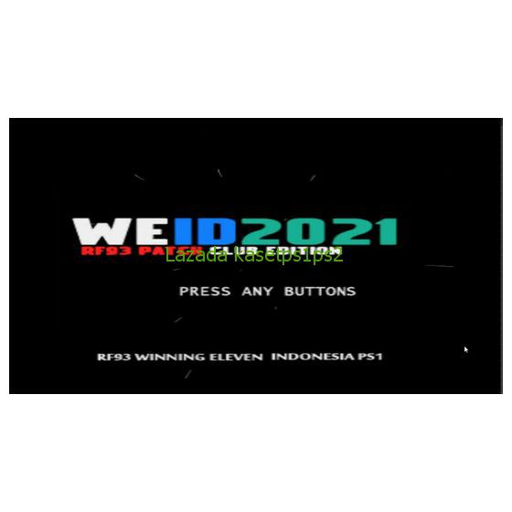 Jual We 2021 Winning Eleven 2021 Club Edition Kaset Ps1 Indonesia