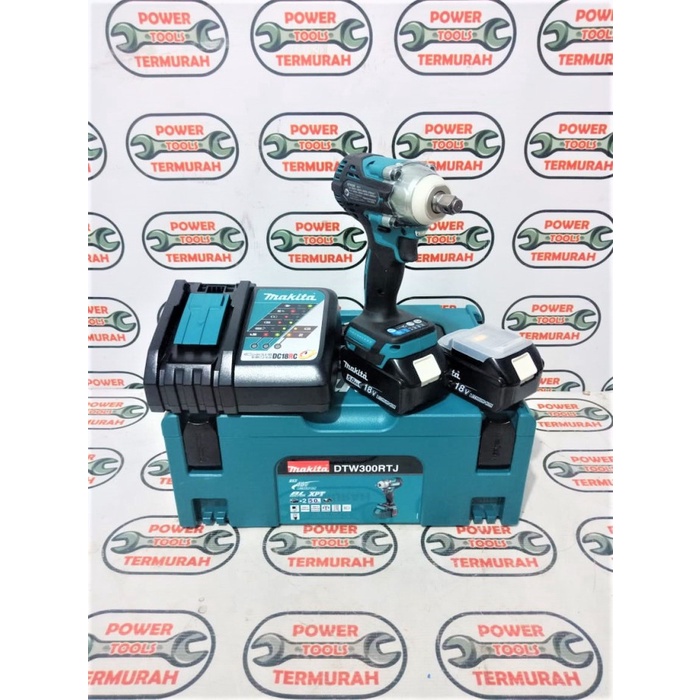 Jual MAKITA Cordless Impact Wrench DTW 300 RTJ 1 2 18V BRUSHLESS Buka