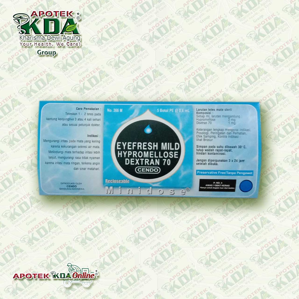 Jual Cendo Eyefresh Mild Minidose Ml Tetes Mata Shopee Indonesia