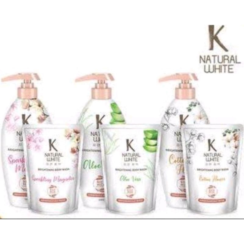 Jual K Natural White White Brightening Body Wash Sabun Cair Pouch Ml