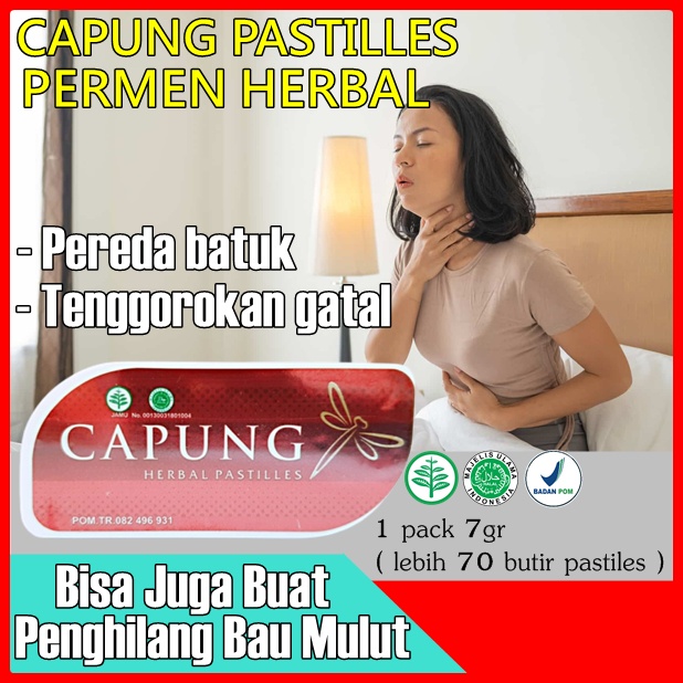 Jual Permen Capung Herbal Pastilles Premen Pereda Batuk Dan Tengorokan