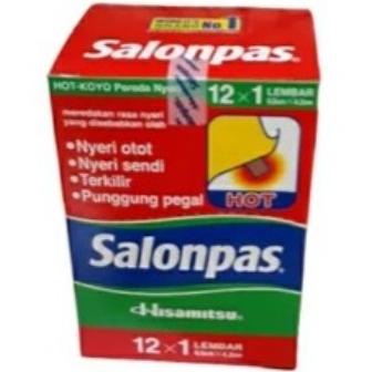 Jual Salonpas Hot Koyo Pereda Nyeri Box Isi Sachet Lembar