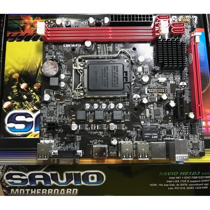 Jual Motherboard Savio Chipset Intel H D Socket Shopee Indonesia