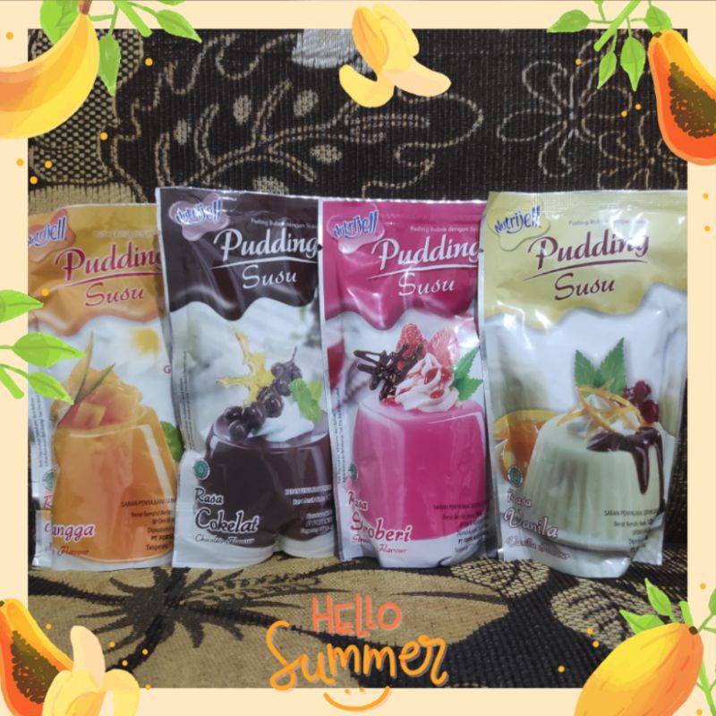 Jual Nutrijell Pudding Susu Aneka Rasa Indonesia Shopee Indonesia