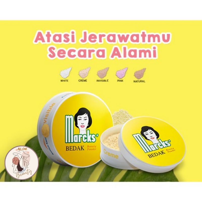 Jual Bedak Tabur Marcks Original All Variant Warna Shopee Indonesia