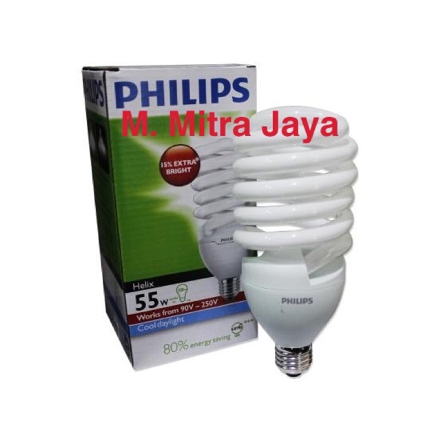 Jual Lampu Helix Bulbs Philips Watt Cdl Lampu Helix Lampu Helix