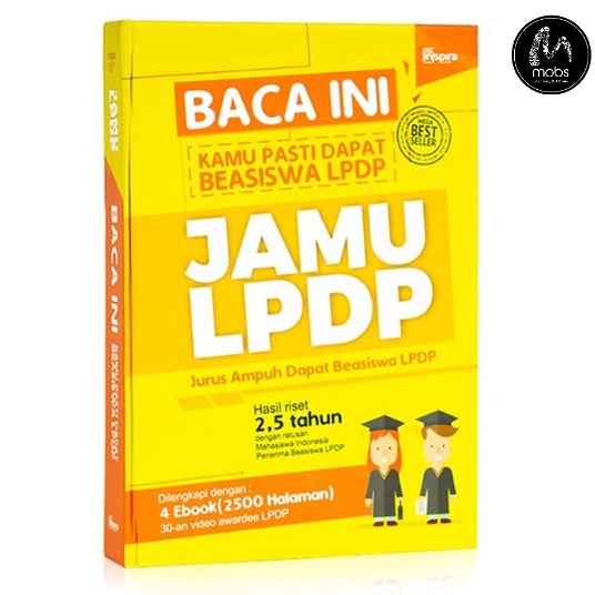 Jual BACA INI KAMU PASTI DAPAT BEASISWA LPDP JAMU LPDP Inspira