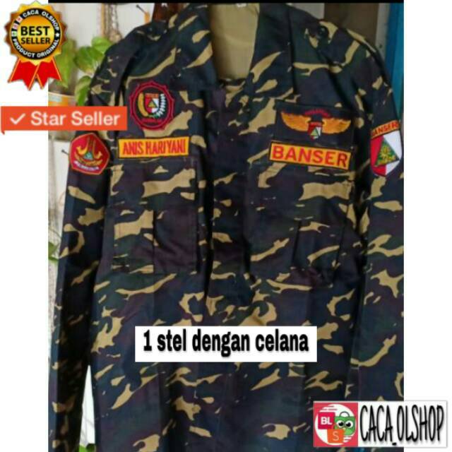 Jual Baju Setelan Seragam PDL Banser Nasional Shopee Indonesia