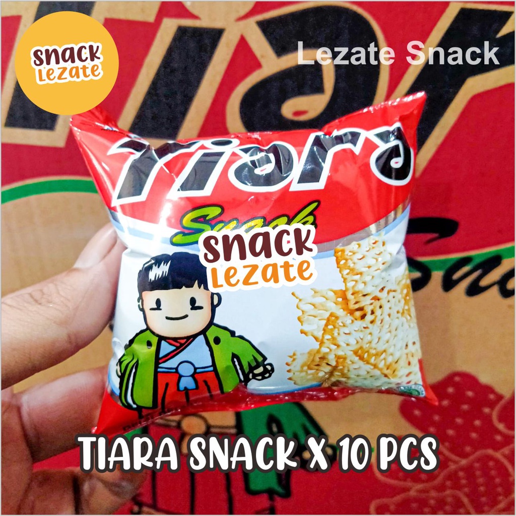 Jual Tiara Snack Renceng Isi 10 Pcs Snack Jajanan Jadul Snack Net