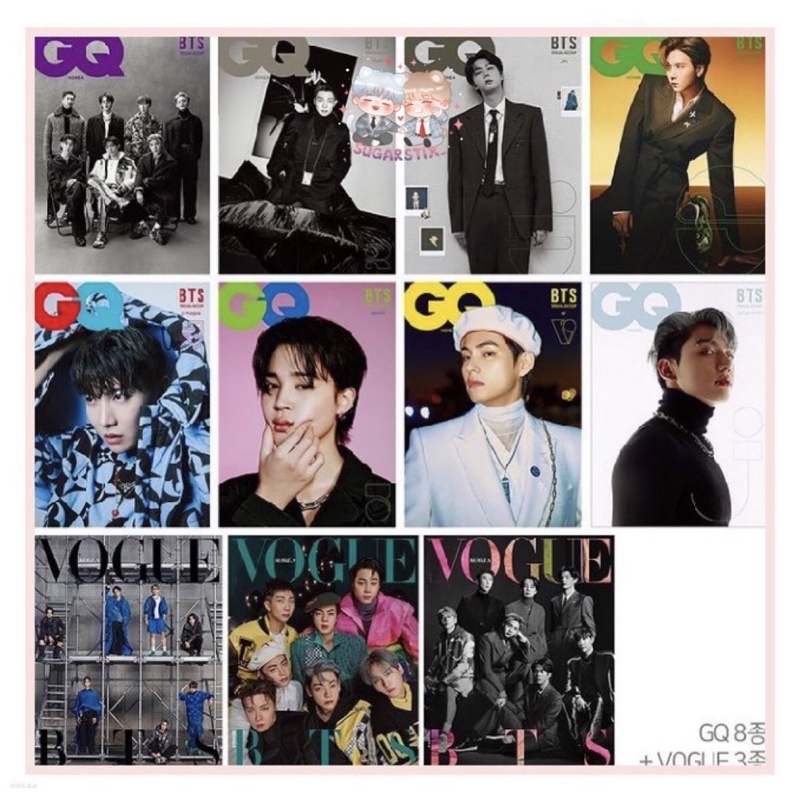 Jual BACA DESKRIPSI PELUNASAN MAJALAH BTS GQ AND VOGUE Shopee