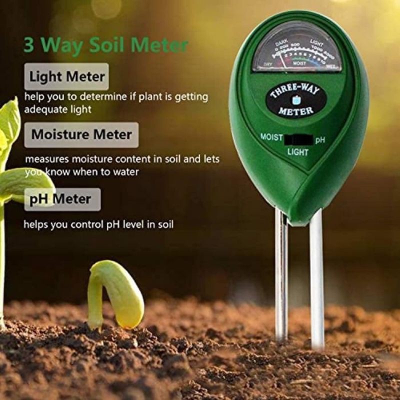 Jual Soil Meter In Soil Moisture Tester Ph Moisture Light Ph