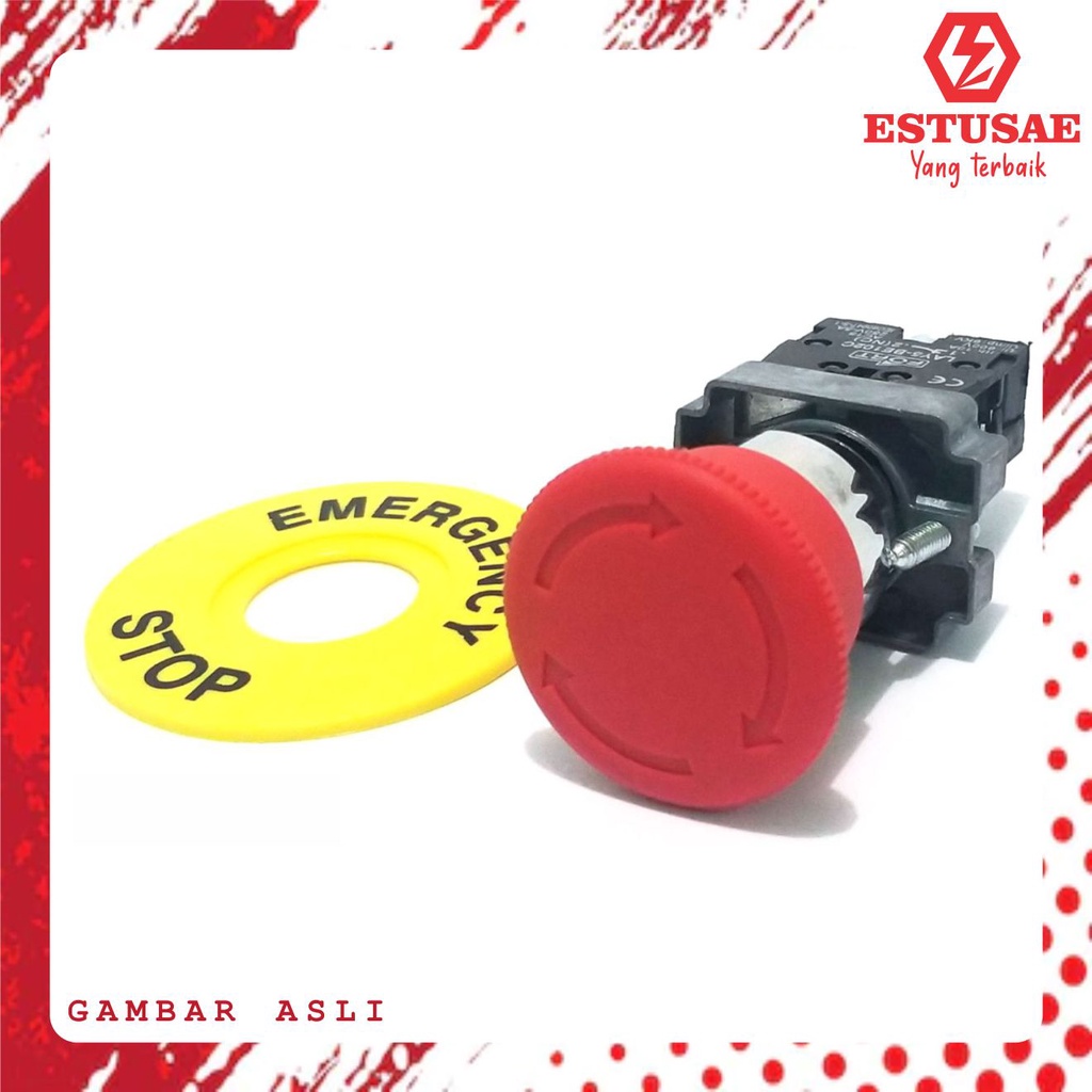 Jual Emergency Stop Push Button Lock Tombol Emergency Pertamini Pom